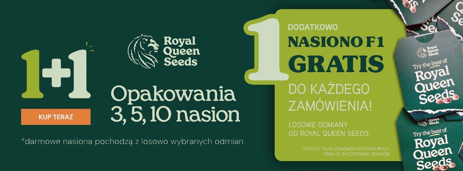 Nasiona marihuany 1+1 Royal Queen Seeds